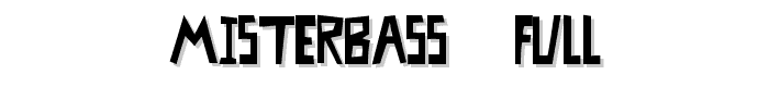 MisterBass%20%20Full font