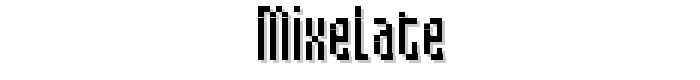 Mixelate font