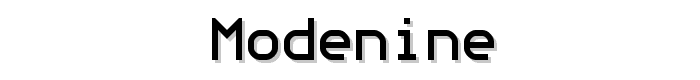 ModeNine font