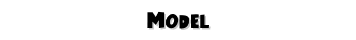 Model font