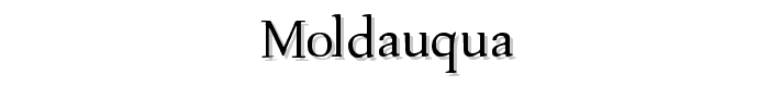 MoldauQua font