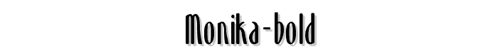 Monika%20Bold font