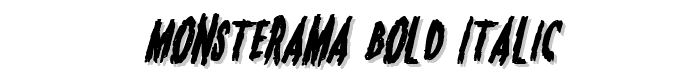 Monsterama%20Bold%20Italic font