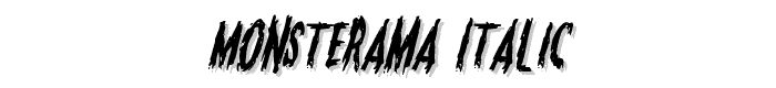 Monsterama%20Italic font