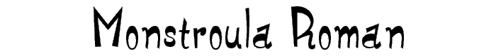 Monstroula%20Roman font