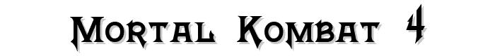 Mortal%20Kombat%204 font