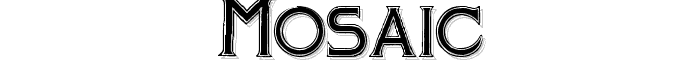 Mosaic font