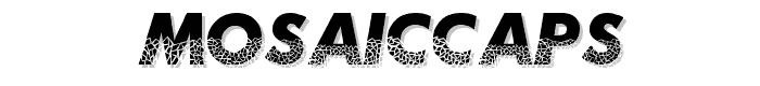 MosaicCaps font