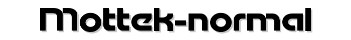 Mottek%20Normal font