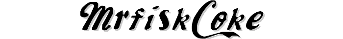 MrFisk-Coke font