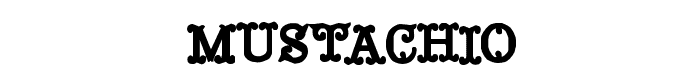 Mustachio font