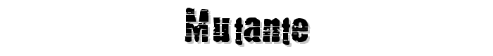 MutantE font