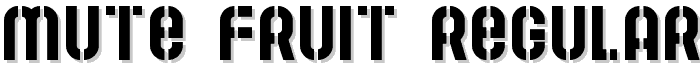 Mute%20Fruit%20Regular font