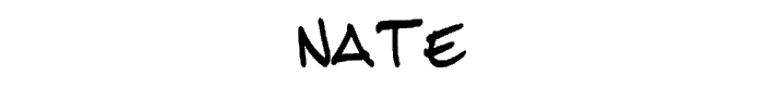 Nate font