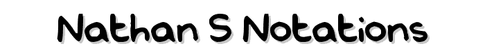 Nathan_s%20Notations font