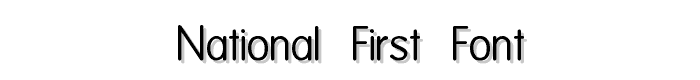 National%20First%20Font font