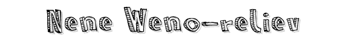 NeNe_WeNo%20Reliev font