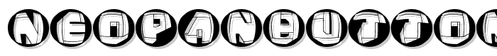 NeoPanButtons font