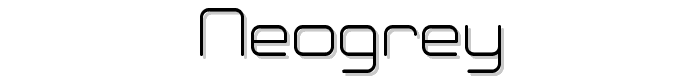 Neogrey font