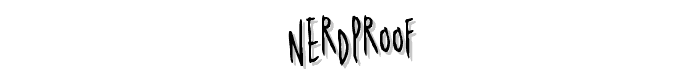 Nerdproof font