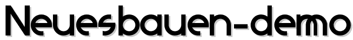 NeuesBauen-Demo font