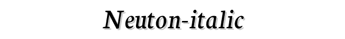 Neuton%20Italic font