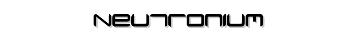 Neutronium font