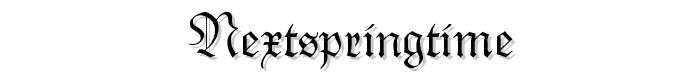 NextSpringtime font