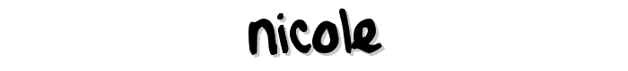 Nicole font