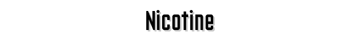 Nicotine font