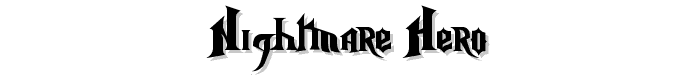 Nightmare%20Hero font