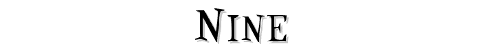 Nine font