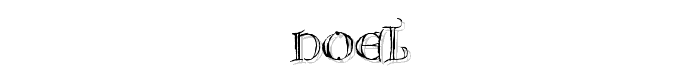 Noel font