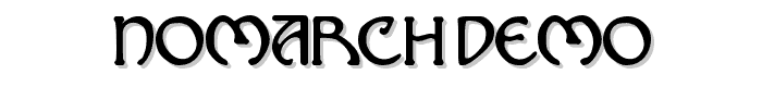 Nomarch%20Demo font