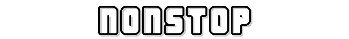 Nonstop font