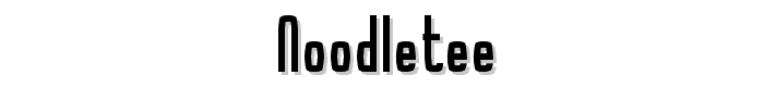 Noodletee font