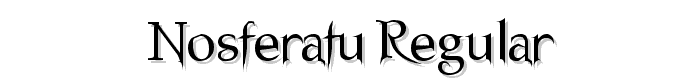 Nosferatu%20Regular font