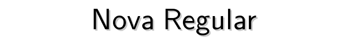 Nova%20Regular font