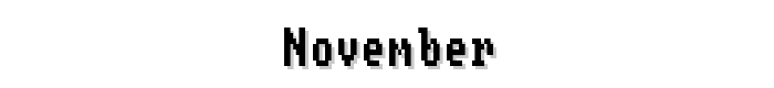 November font