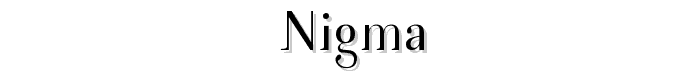 nigma font