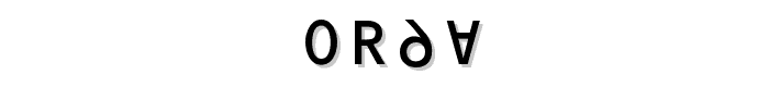 ORAV font