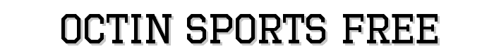 Octin%20Sports%20Free font