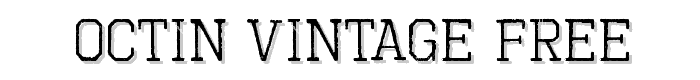 Octin%20Vintage%20Free font