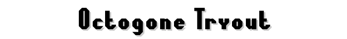 Octogone%20Tryout font