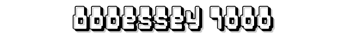 Oddessey%207000 font