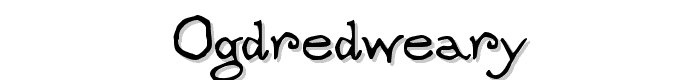 OgdredWeary font