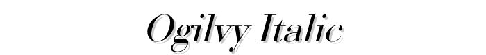 Ogilvy%20Italic font