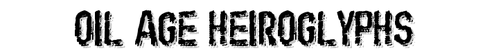 Oil%20Age%20Heiroglyphs font