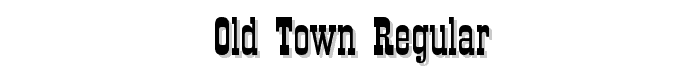 Old%20Town%20Regular font