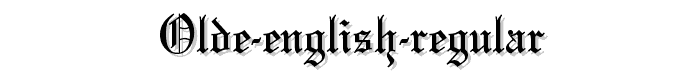 Olde%20English%20Regular font